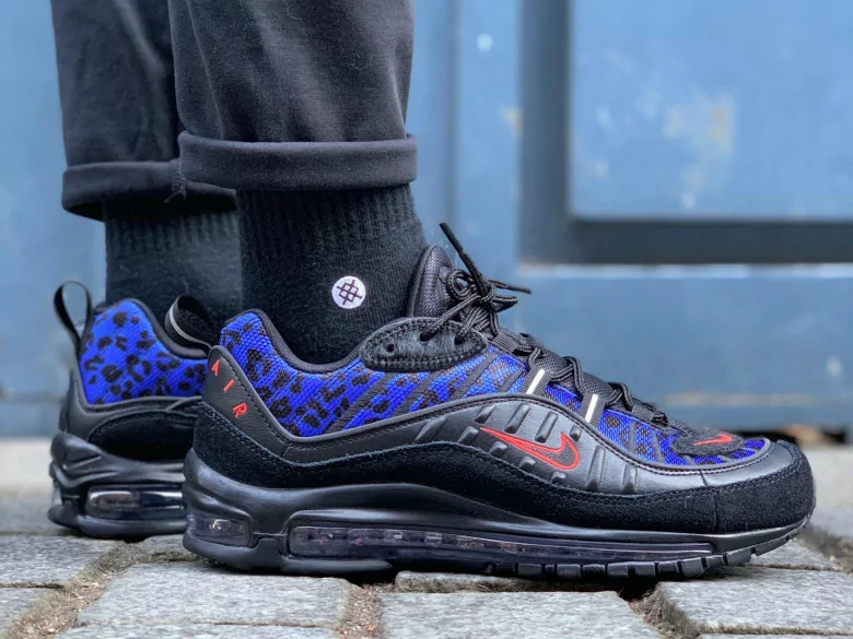 black leopard air max 98