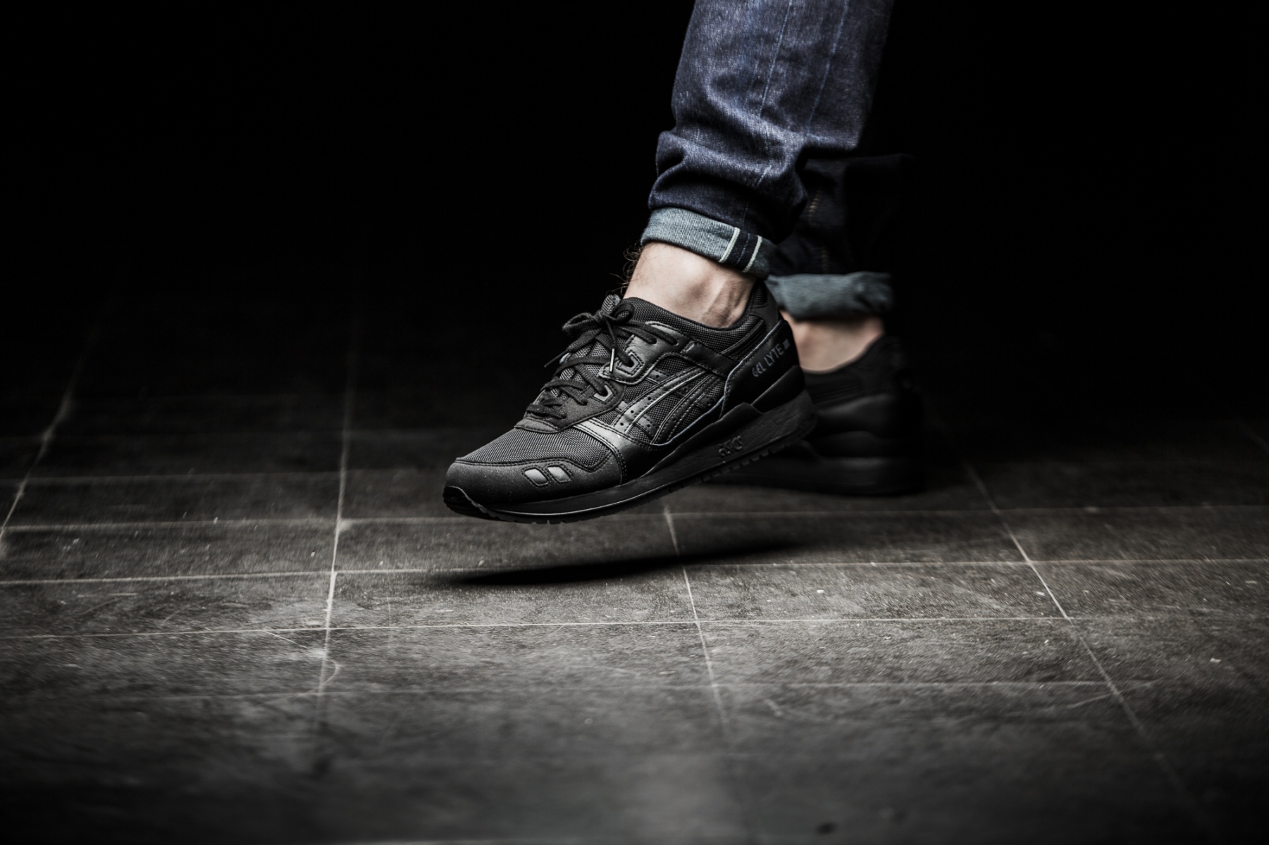 asics gel lyte 3 cuir noir