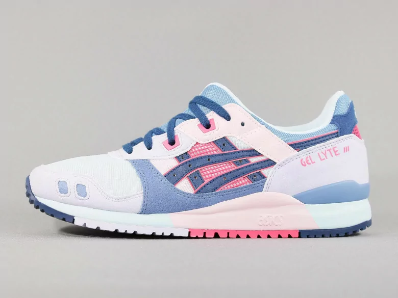 asics gel lyte 3 pink blue