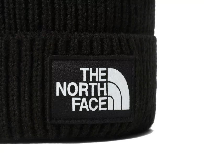 THE NORTH FACE LOGO BOX CUFFED BEANIE...