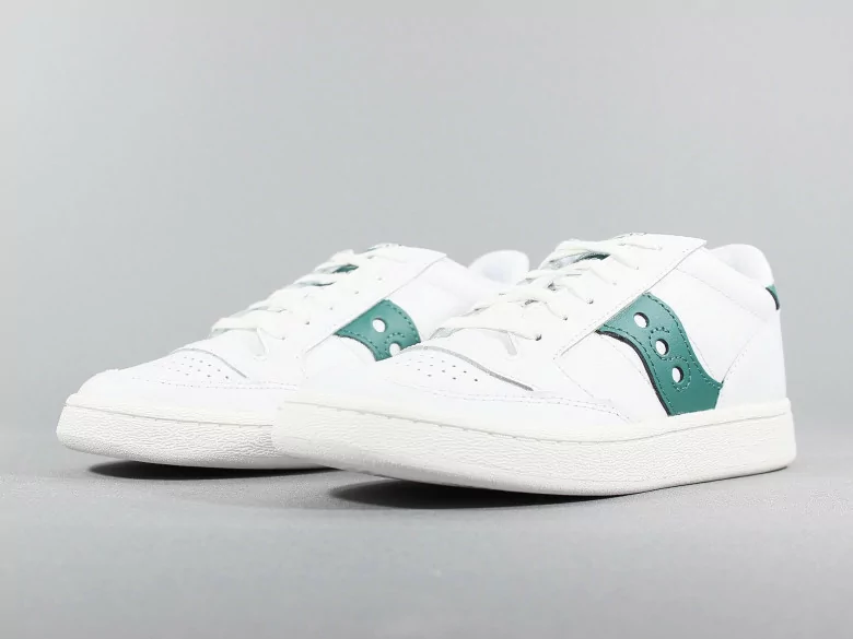 SAUCONY JAZZ COURT PU WHITE/GREEN SAUCONY JAZZ COURT PU WHITE/GREEN