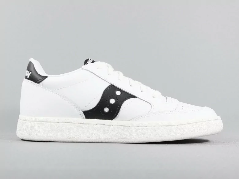SAUCONY JAZZ COURT PU WHITE/BLACK SAUCONY JAZZ COURT PU WHITE/BLACK
