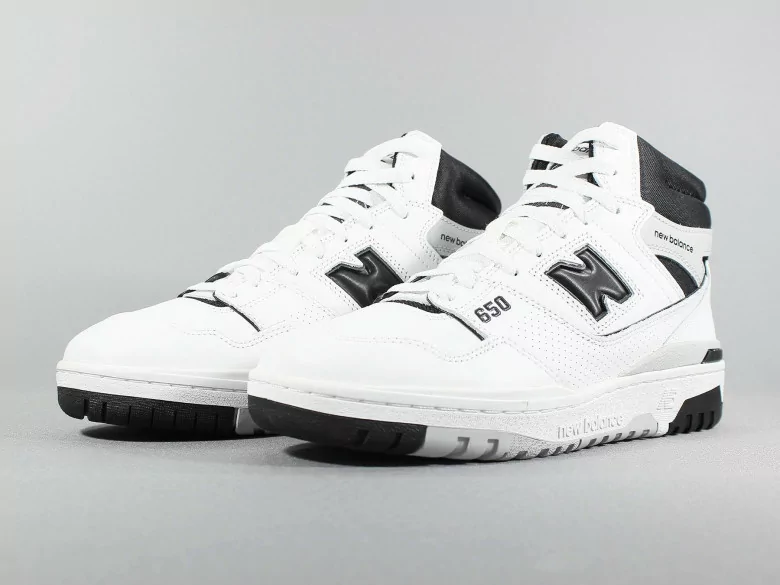 NEW BALANCE BB650RCE WHITE/BLACK NEW BALANCE BB650RCE WHITE/BLACK