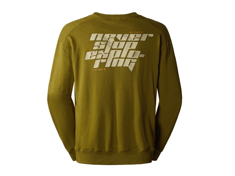 THE NORTH FACE GRAPHIC CREW FIR GREEN THE NORTH FACE GRAPHIC CREW FIR GREEN