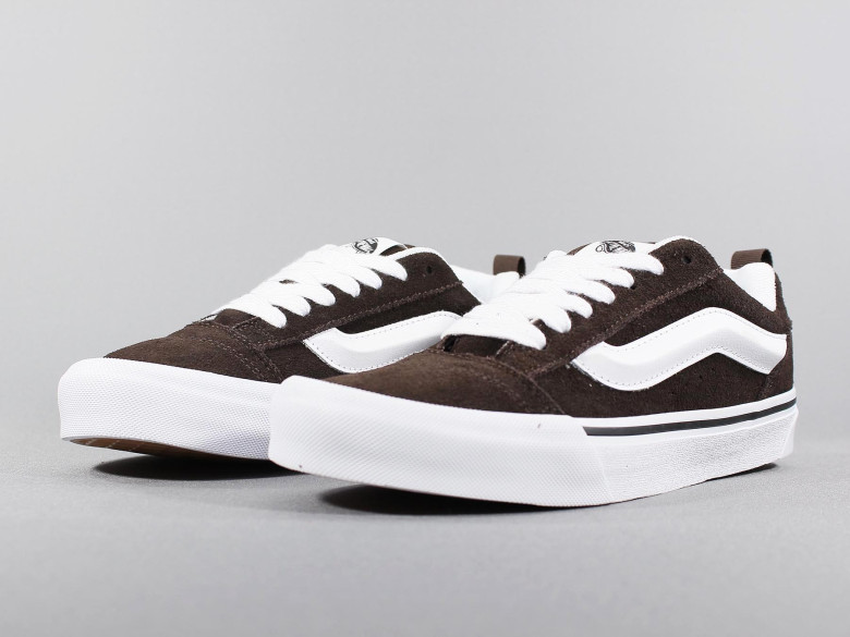 VANS KNU SKOOL BROWN/WHITE VANS KNU SKOOL BROWN/WHITE