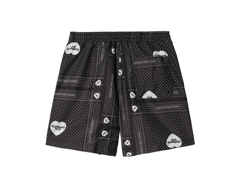 CARHARTT WIP SLATER SWIM TRUNKS HEART...