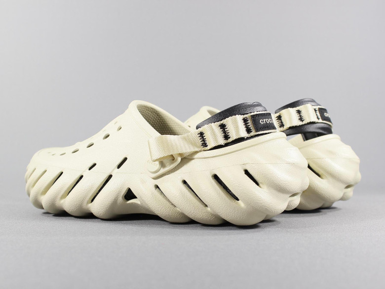 CROCS UNISEX ECHO CLOG BONE/BLACK