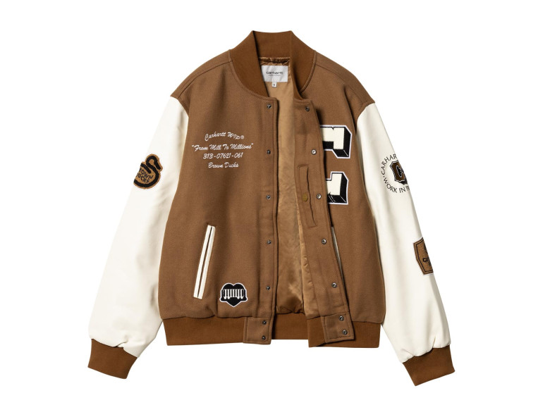 CARHARTT WIP BOMBER DUCKS BROWN... CARHARTT WIP BOMBER DUCKS BROWN...