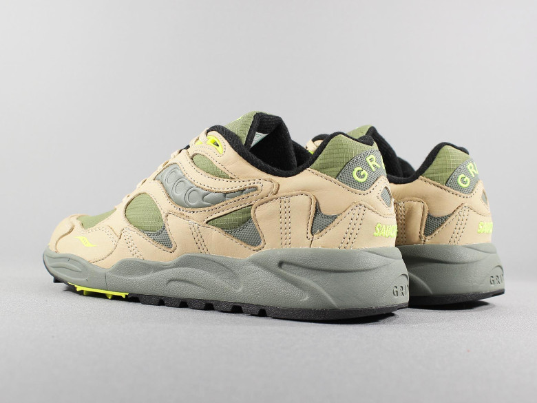 SAUCONY GRID SHADOW 2 AVOCADO/BEIGE