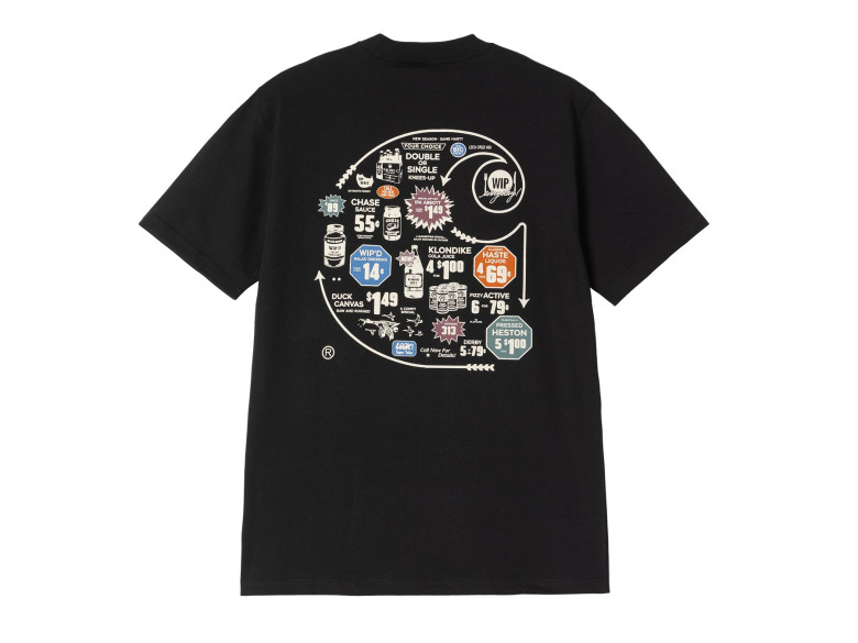 CARHARTT WIP S/S CATALOGUE T-SHIRT BLACK