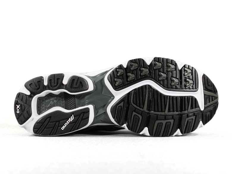 MIZUNO WAVE RIDER 10 WHITE/SILVER/BLACK