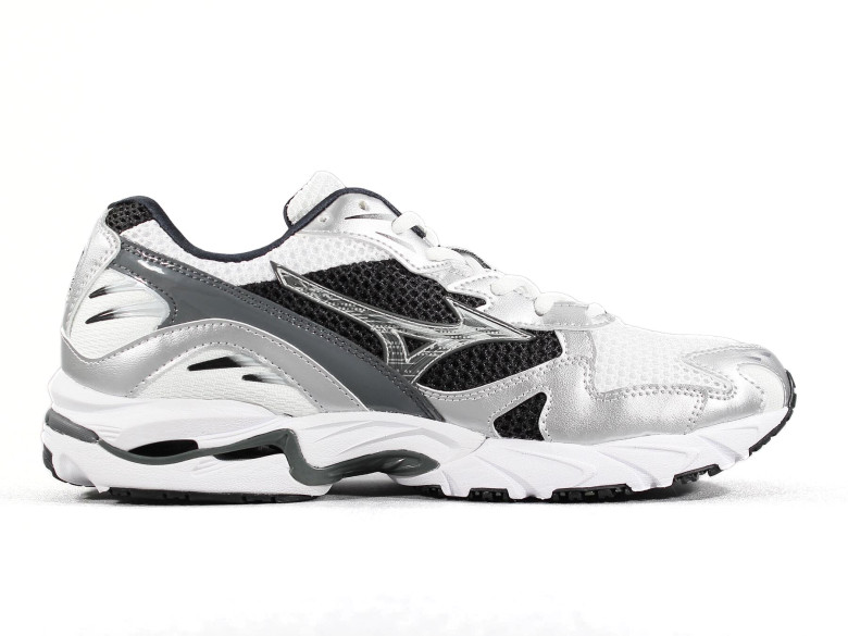 MIZUNO WAVE RIDER 10 WHITE/SILVER/BLACK