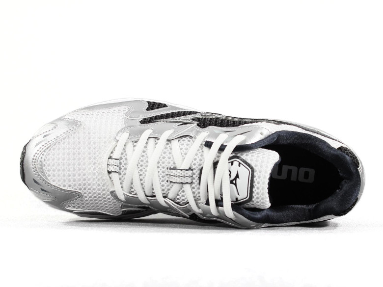 MIZUNO WAVE RIDER 10 WHITE/SILVER/BLACK