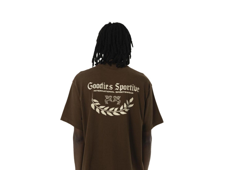 GOODIES SPORTIVE CAESAR BROWN TEE