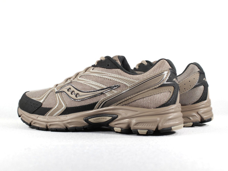 SAUCONY RIDE MILLENNIUM TAUPE/BLACK SAUCONY RIDE MILLENNIUM TAUPE/BLACK