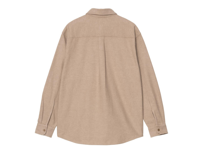 CARHARTT WIP L/S EDGAR SHIRT PEANUT/WAX