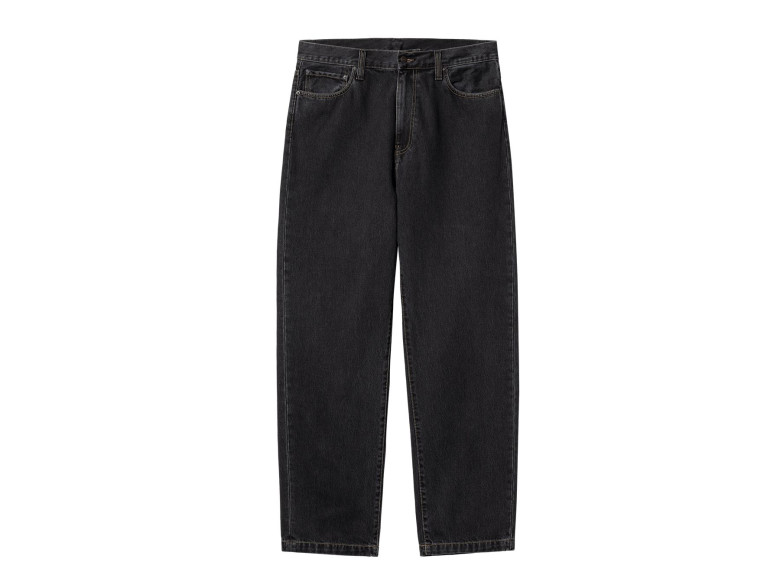 CARHARTT WIP AARON PANT BLACK STONE...