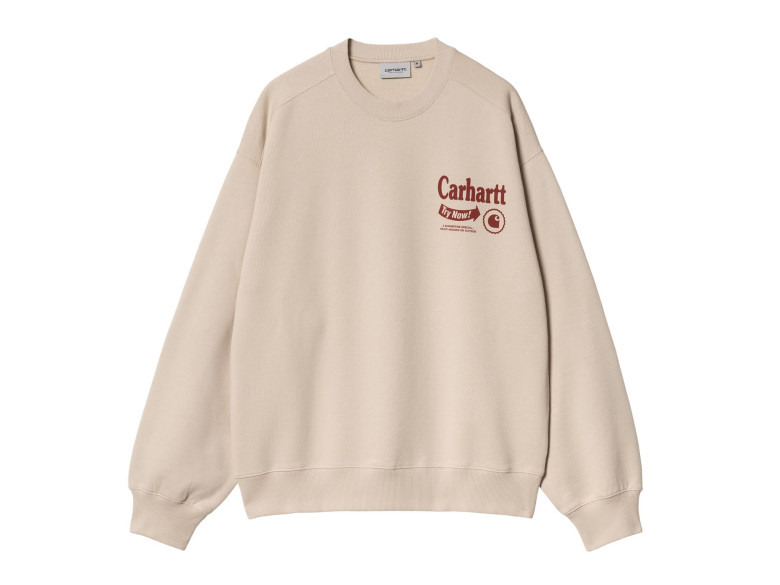 CARHARTT WIP CATALOGUE SWEAT FLEUR DE...