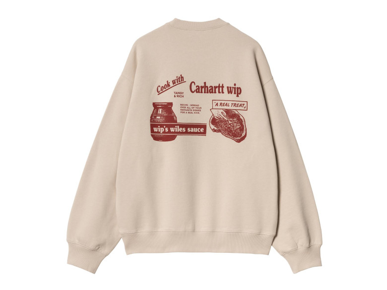 CARHARTT WIP CATALOGUE SWEAT FLEUR DE...