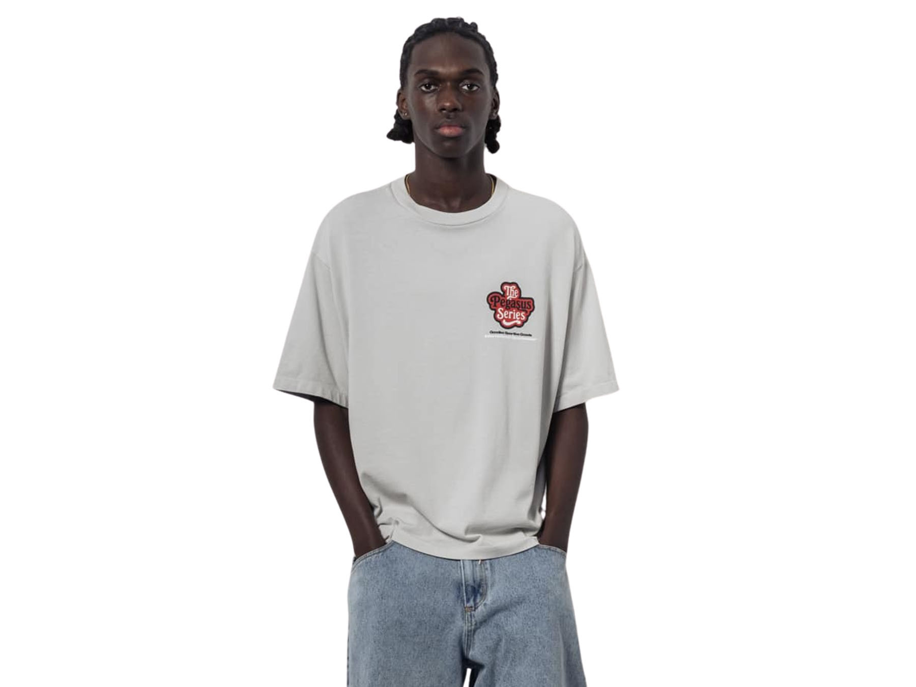 GOODIES SPORTIVE PIGEON GREY TEE